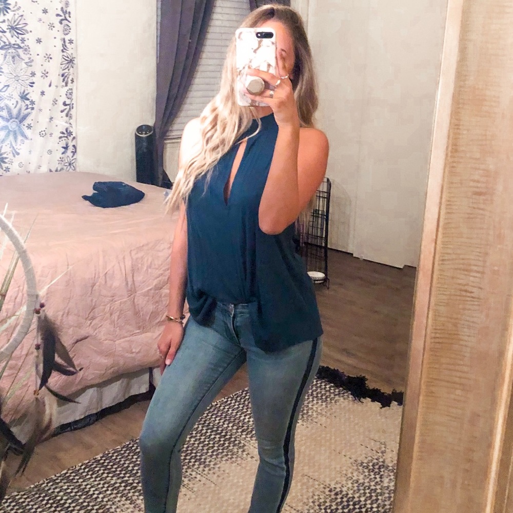 Free People Top w/ Slit